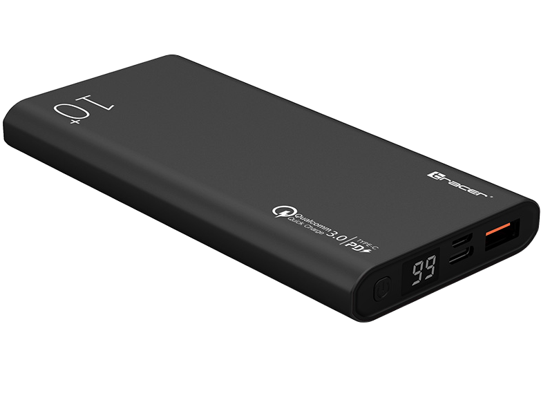 Tracer powerbank 10000 AluPD20W+QC3.0 Black - Зображення 2