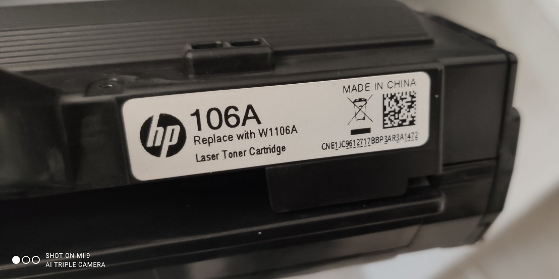 Заправка + заміна чіпу HP Laser 107a/107r/107w/MFP 135a/135r/135w/137fnw w1106a (106a) - Зображення 2