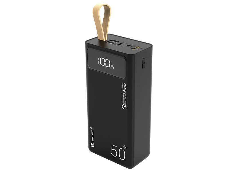 TRACER Magni 50000MAH QC3.0 PD20W SPC VOOC Powerbank black
