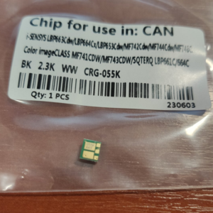 Чіп Canon cartridge 055 black lbp66x mf74x