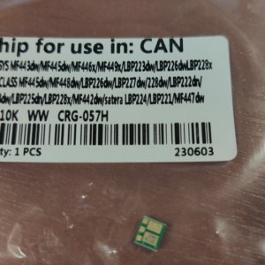 Чіп активації Canon cartridge 057H lbp22x mf44x