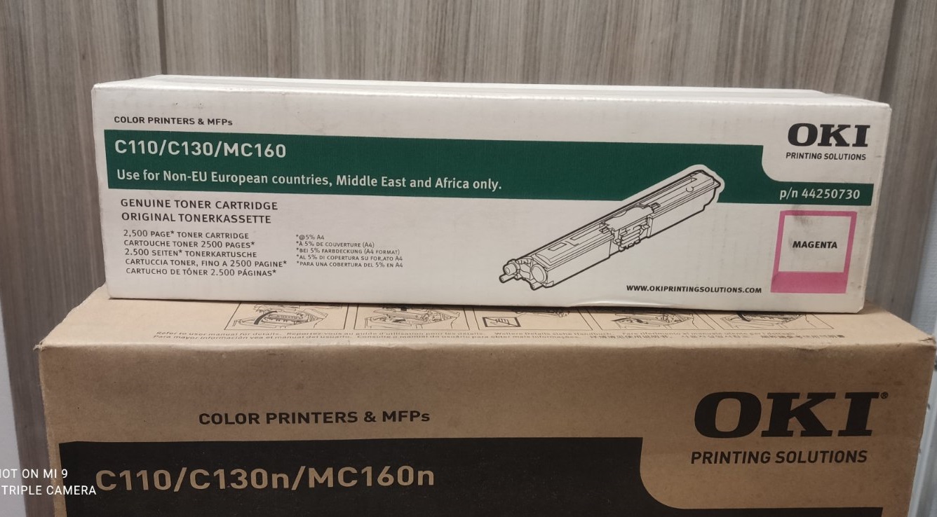 Тонер картридж Oki 44250730 до c110 c130 mc160 Magenta