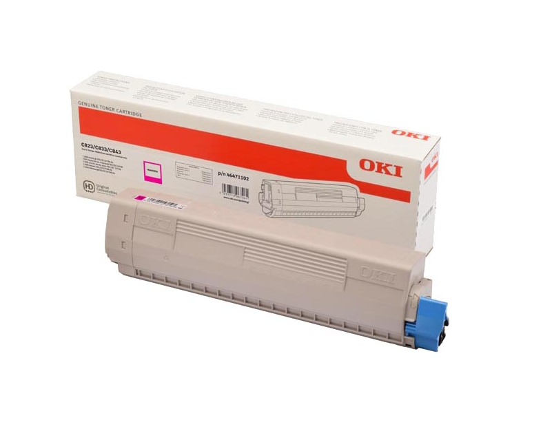 Заправка Oki c823 magenta 46471102