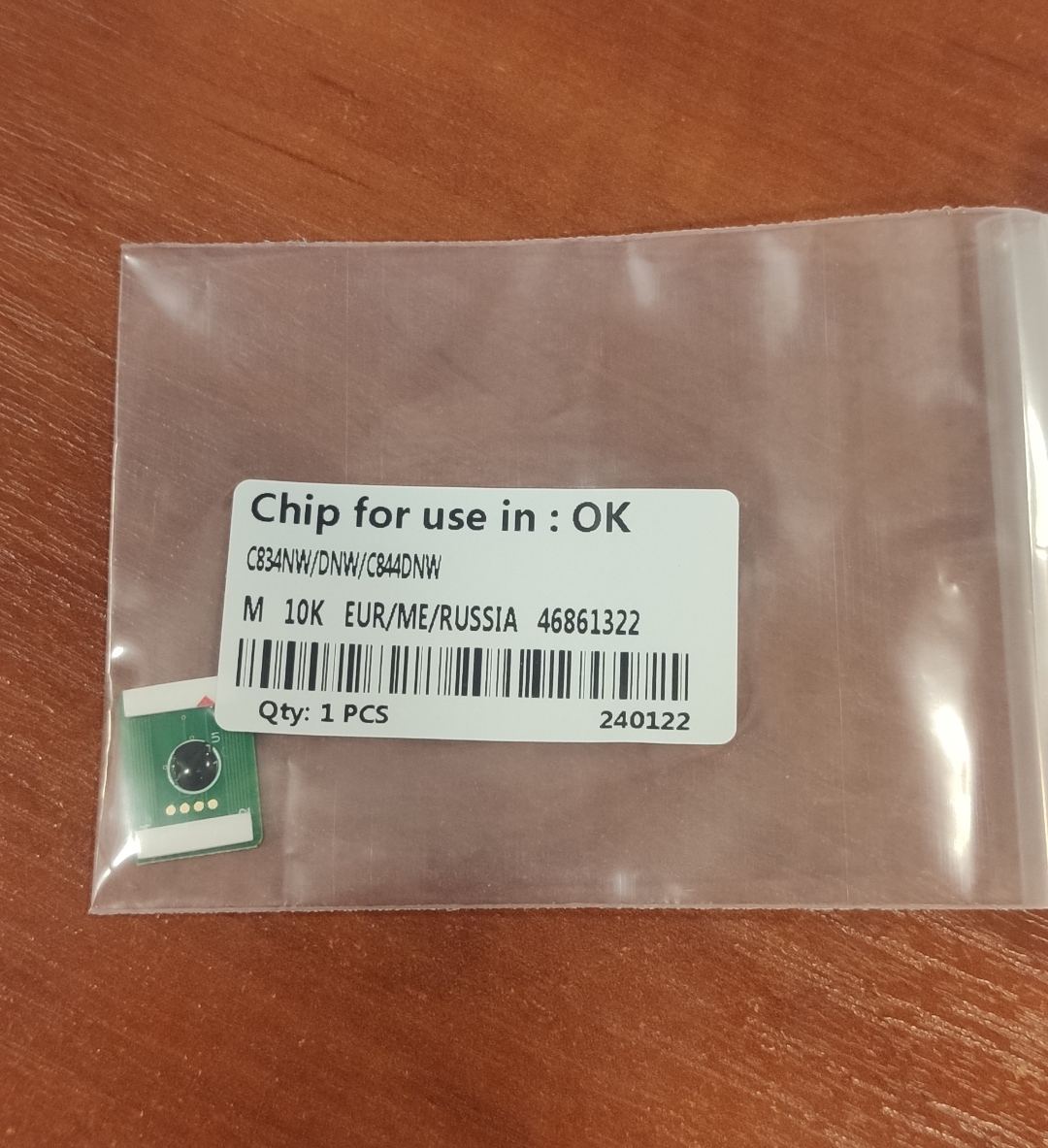 Чіп Oki c834 c844 46861322/ 46861306 magenta