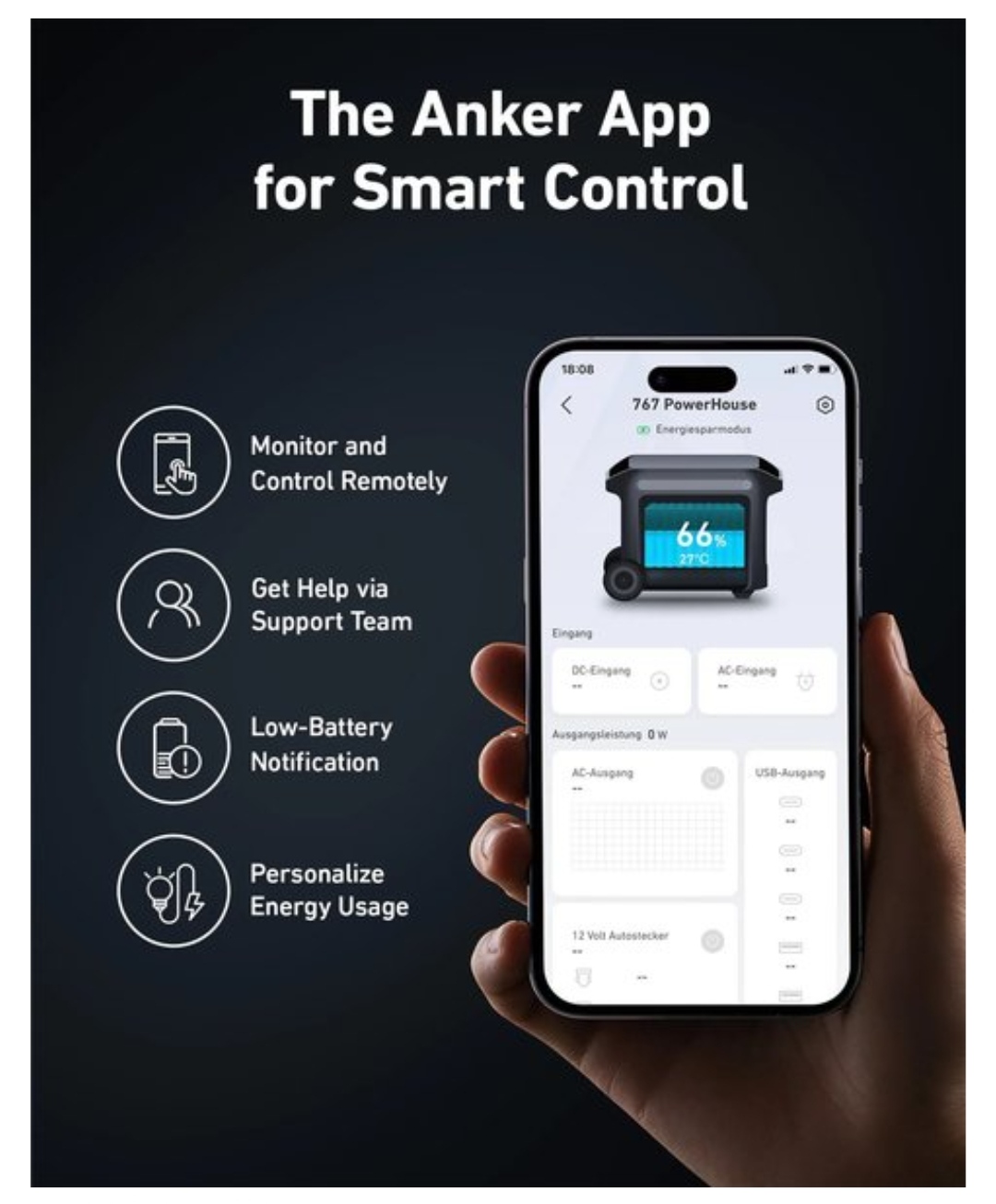 Зарядна станція ANKER SOLIX F2000 - Зображення 6