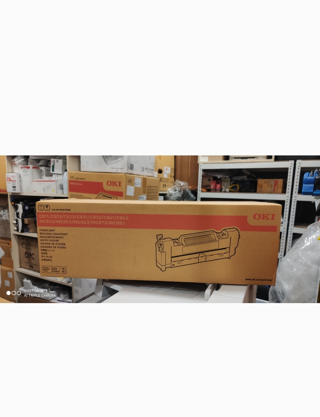 Oki fuser unit 44848805 c823 c831 mc853 - Зображення 3