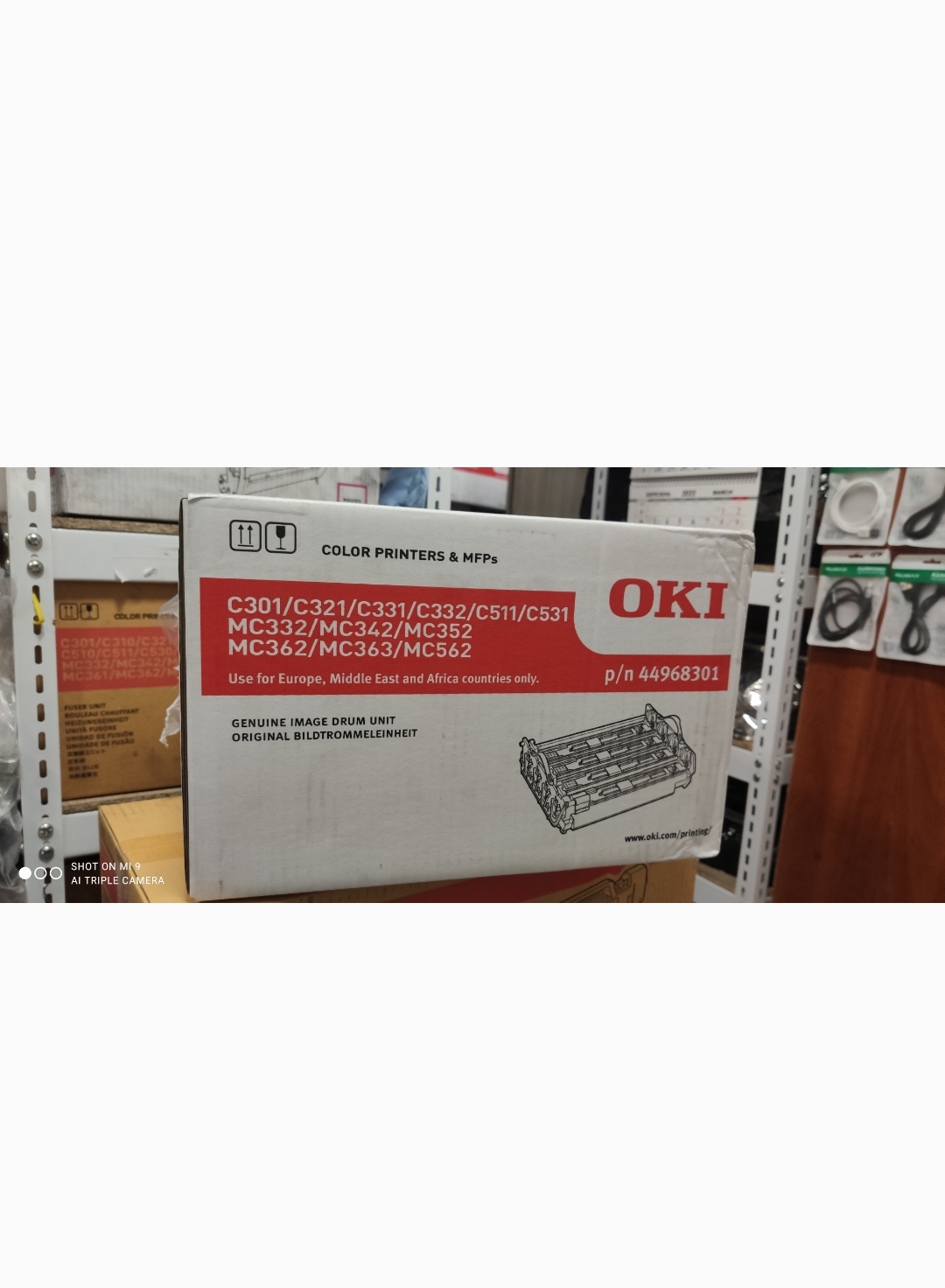 Drum Unit Oki c301/ c332/ c511/ mc342/ mc362/ mc363/ mc562 44968301